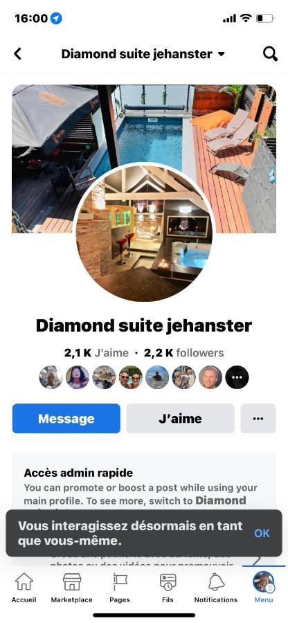 La Suite Diamant Theux Bagian luar foto